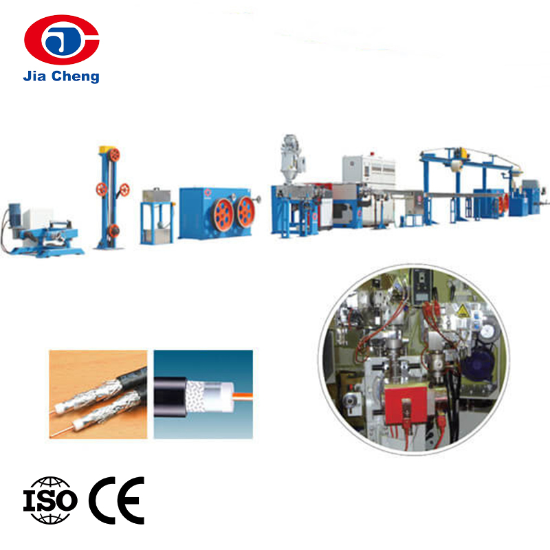 Linie de extrudare prin cablu cu spumă fizică Linie de extrudare prin cablu cu spumă fizică